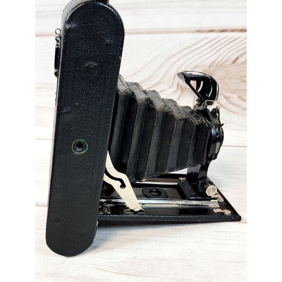 EASTMAN KODAK No. 1A Autographic Folding Bellows Antique Film Camera W/ Case - Picture 11 of 16